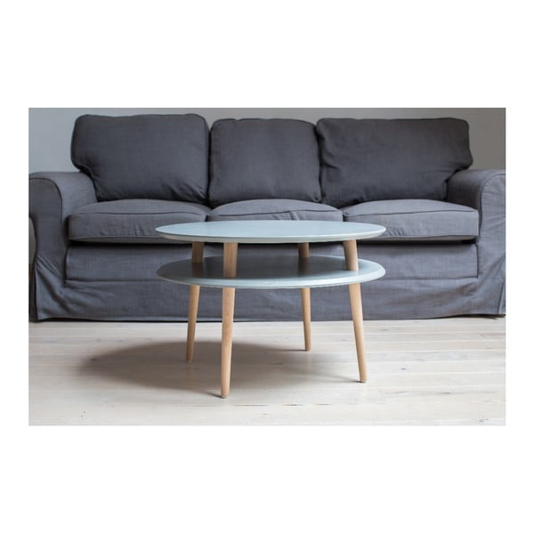 Măsuță de cafea Ragaba UFO, Ø 70 cm, gri închis-image-2