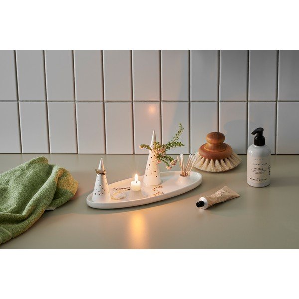 Sfeșnic pentru advent din porțelan  cu model de Crăciun Nobili – Kähler Design-image-3