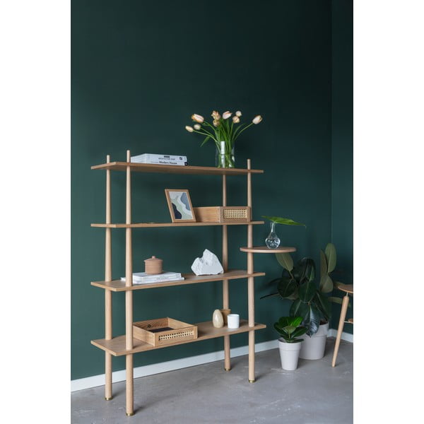 Sistem modular de rafturi în culoare naturală cu aspect de lemn de stejar 110x148 cm Stories – UMAGE-image-4