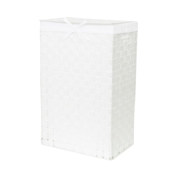 Coș de rufe cu capac Compactor Laundry Linen, înălțime 60 cm, alb-image-1
