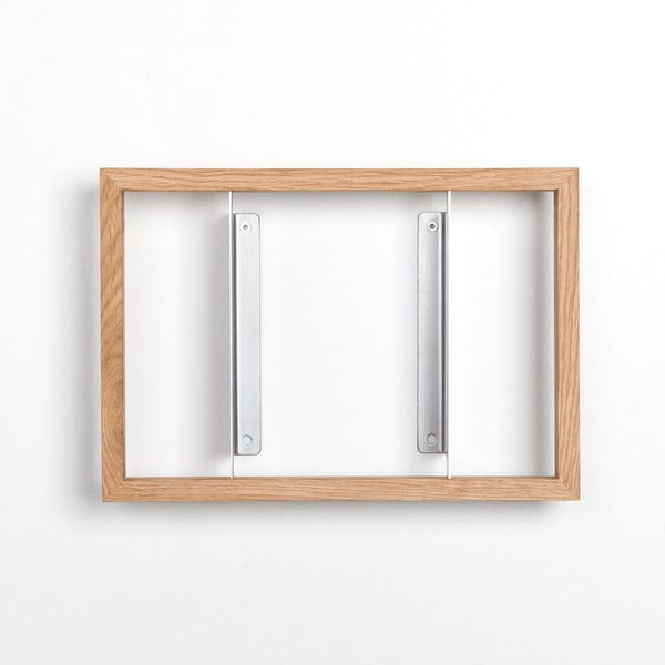 Raft de cărți din lemn de stejar das kleine b b1, înălțime 22 cm-image-2