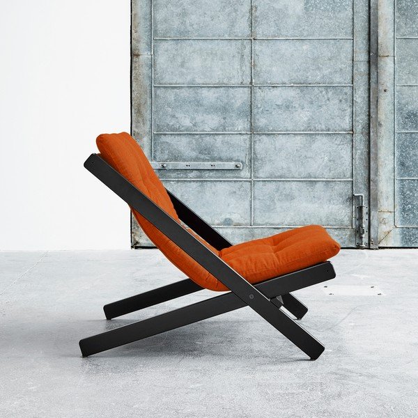 Fotoliu pliant Karup Boogie Black/Orange-image-2