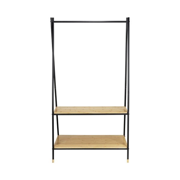 Suport pentru haine negru/natural  din metal Loft – Wenko-image-3