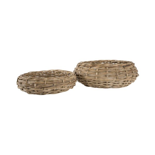 Set 2 coşuri pentru depozitare din ratan Canett Gali-image-1