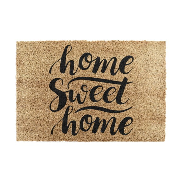 Covoraș de intrare din fibre de nucă de cocos 40x60 cm Home Sweet Home – Artsy Doormats