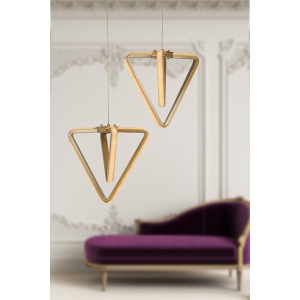 Lustră bronz LED din metal ø 20 cm Baris – Squid Lighting-image-1