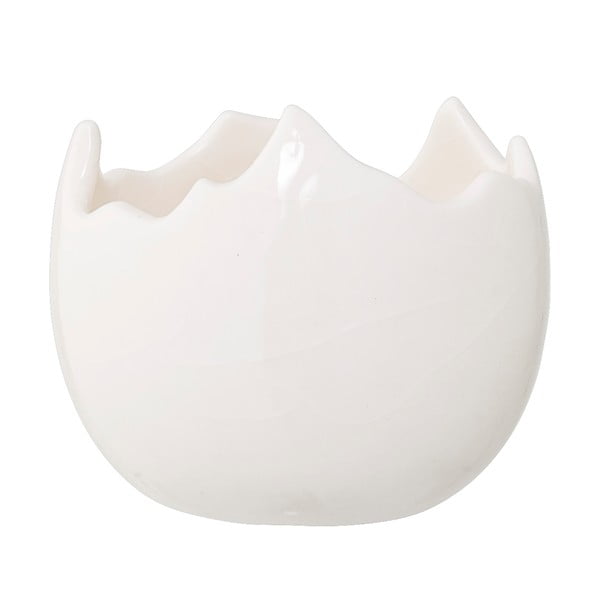 Sfeșnic din ceramică Bloomingville Easter, ⌀ 7,5 cm, alb