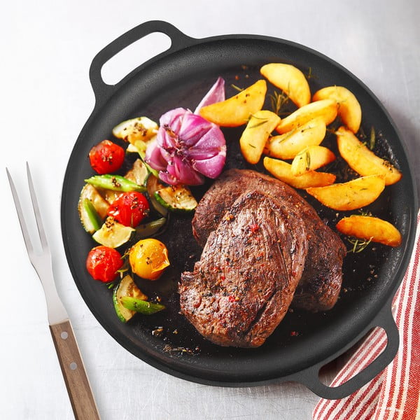 Tigaie tip grill din fontă ø 35 cm LITINA – Orion-image-1