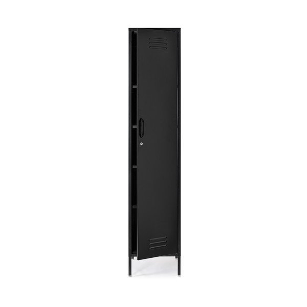 Dulap negru din metal cu încuietoare 38x185x46 cm Cambridge – Yes Everyday-image-3