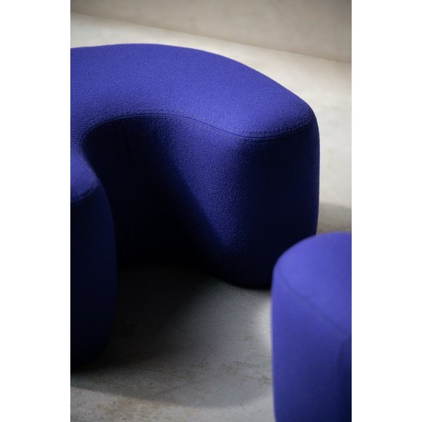 Puf albastru cu tapițerie din lână Ü – noo.ma-image-4