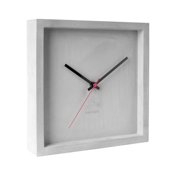 Ceas de perete din beton Karlsson Franky, lățime 25 cm-image-1