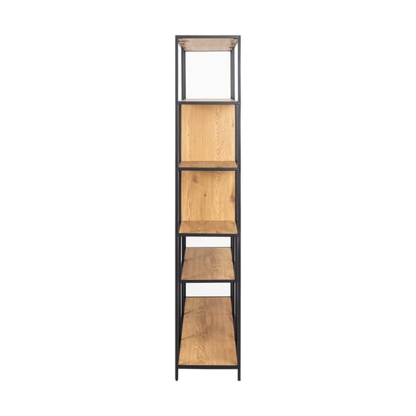 Bibliotecă   cu aspect de lemn de stejar 135x185 cm Seaford – Actona-image-4
