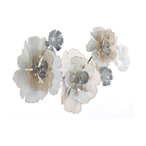 Decorațiune metalică pentru perete Mauro Ferretti Flowery, 119 x 60 cm-image-3