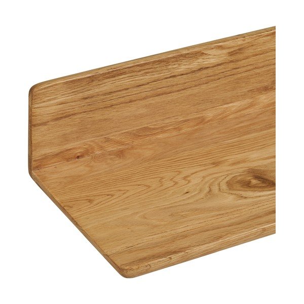 Raft în culoare naturală deschisă din lemn de stejar 60 cm Salina – House Nordic-image-4