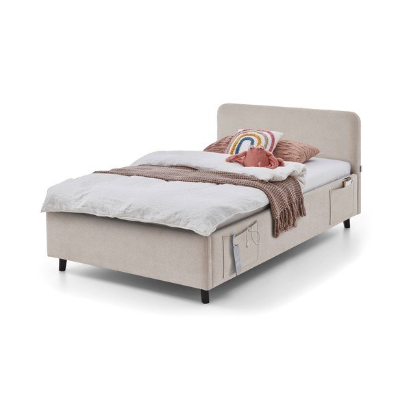 Pat pentru copii  bej fără somieră 140x200 cm Cosy – Meise Möbel