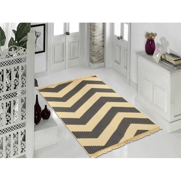 Covor ZigZag Grey, 60 x 90 cm-image-2