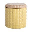 Cutie de depozitare galben-deschis din ceramică decorativă ø 14x15 cm Biscuit Box – PT LIVING