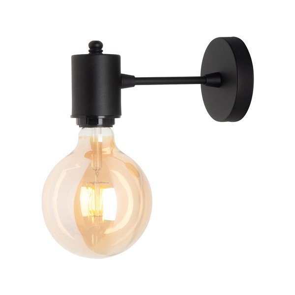 Aplică de perete neagră din metal Alto – Squid Lighting-image-2