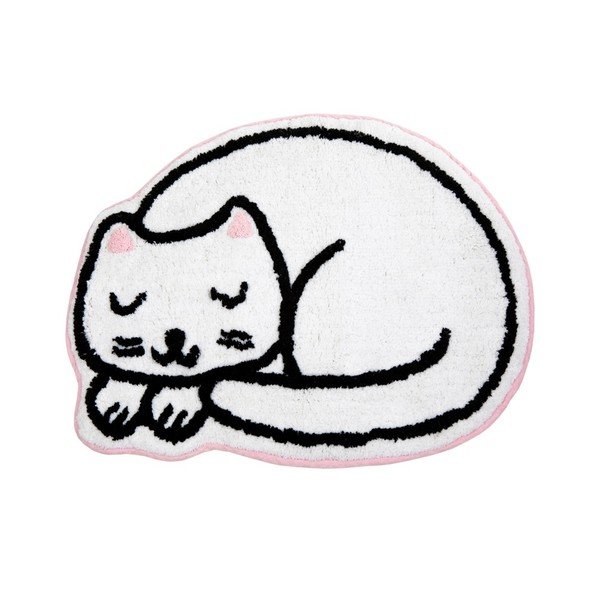 Covor în formă de pisică Sass & Belle Cutie Cat, 49 x 64 cm