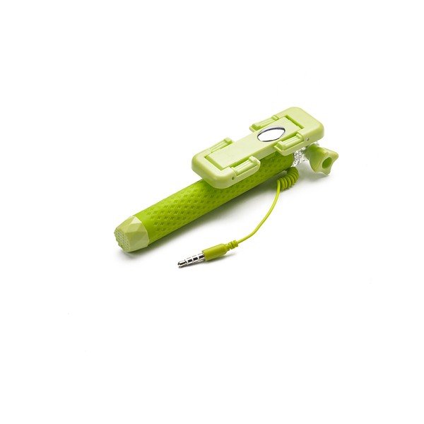 Selfie stick verde cu declanșator Celly Mini Selfie, jack 3.5mm-image-2