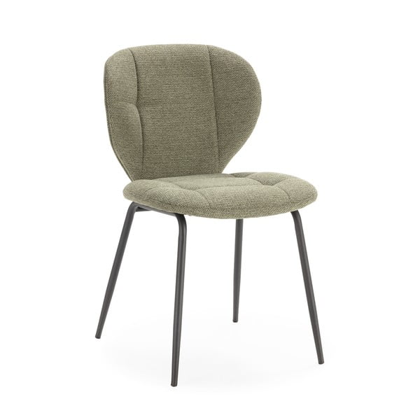 Scaune de dining verde 2 buc. Maori – Marckeric