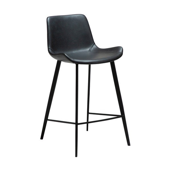 Scaun de bar negru (înălțime șezut 65 cm) Hype – DAN-FORM Denmark