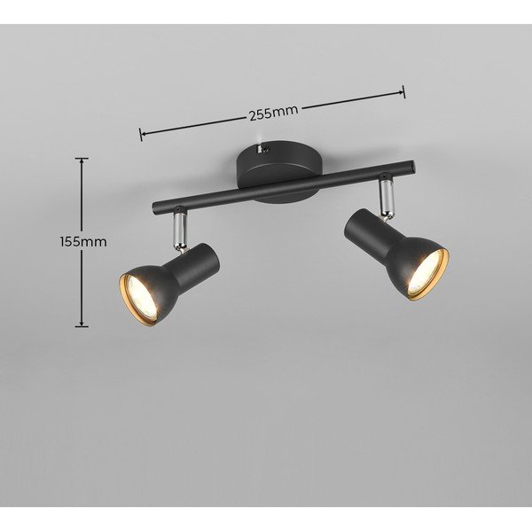 Spot negru ø 8 cm Cantar – Reality-image-4