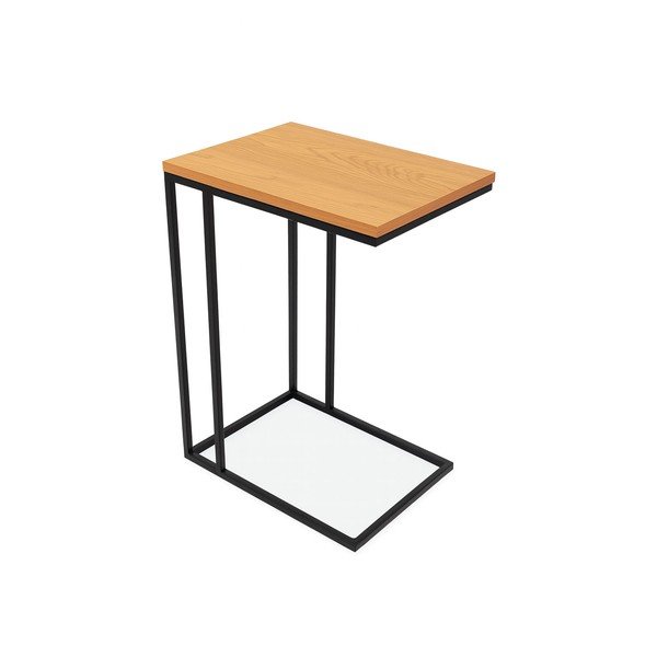 Măsuță auxiliară cu aspect de lemn de stejar 50x35 cm Cesura – Unique Furniture