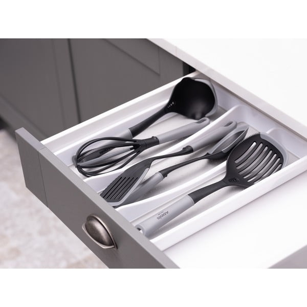 Organizator din plastic gri pentru sertar 41 x 33 cm - Addis-image-1