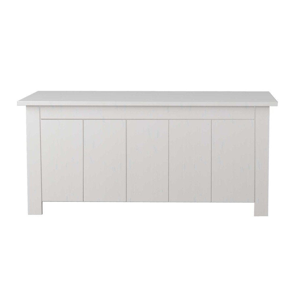 Cufăr alb din lemn de pin 100x45 cm Bertram – Støraa