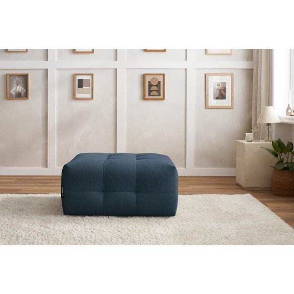 Taburet pentru canapea modulară  albastru închis Kleber - Bobochic Paris-image-1