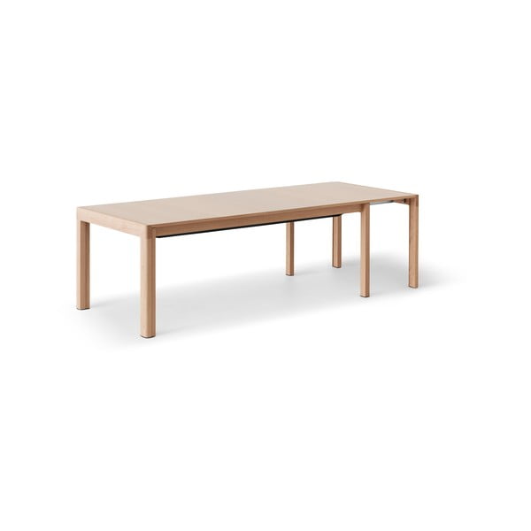 Masă de dining extensibilă cu aspect de lemn de stejar cu blat suplimentar 96x220 cm Join – Hammel Furniture-image-3