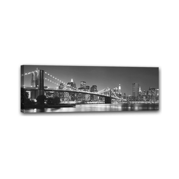 Tablou Styler Canvas Bridge, 45 x 140 cm