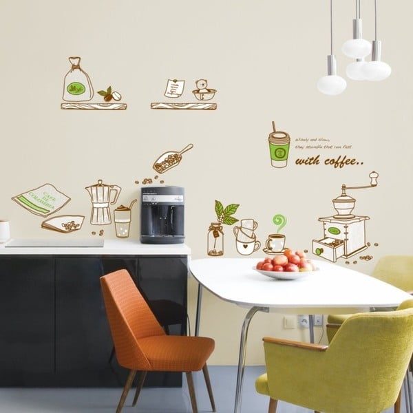 Autocolant perete Fanastick Coffee Grinder-image-1