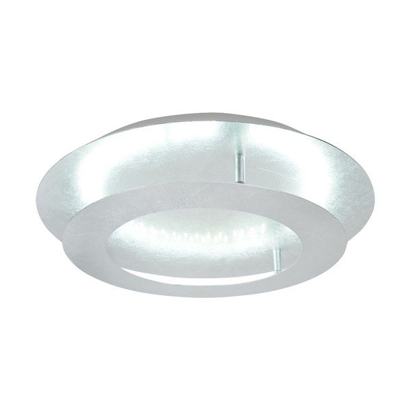 Plafonieră argintie LED cu abajur din metal 40x40 cm Merle – Candellux Lighting