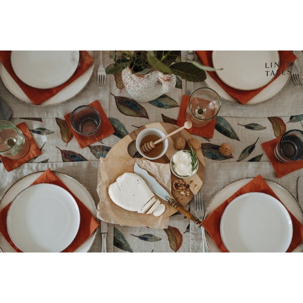 Suport pentru farfurii din in 35x45 cm Golden Fall – Linen Tales-image-2