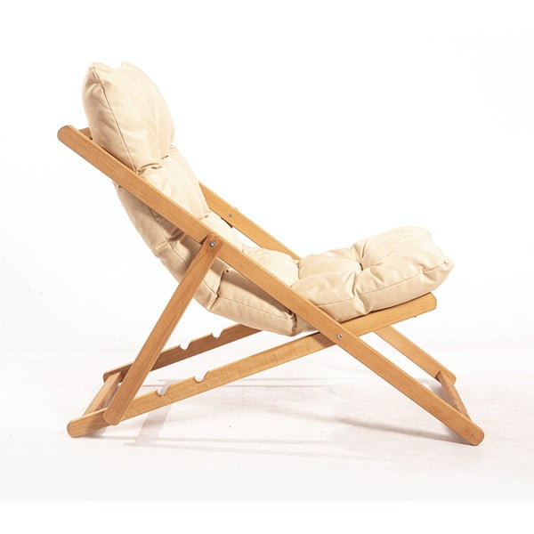Set mobilier de grădină crem/natural  din lemn   de fag pentru 2 persoane – Floriane Garden-image-2