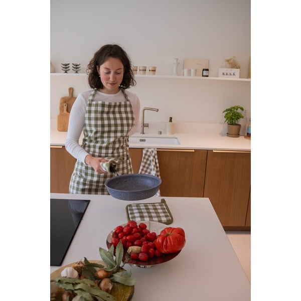 Șorț din bumbac Gingham – Tiseco Home Studio-image-1