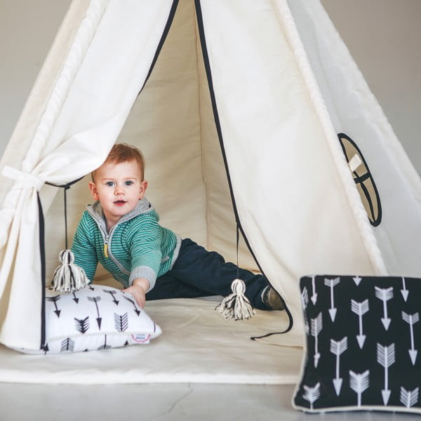 Cort teepee cu 5 laturi VIGVAM Design Arrow, crem-image-3