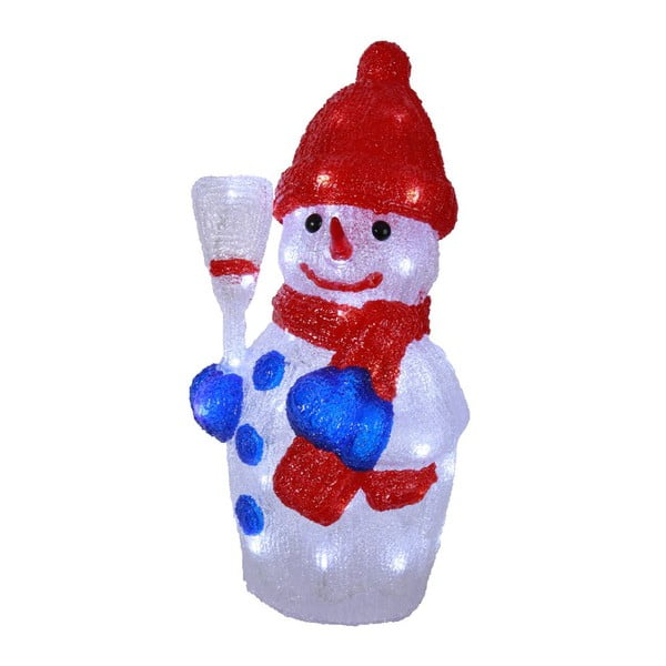Decorațiune luminoasă Snowman, înălțime 45 cm