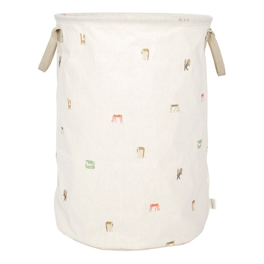Coș de jucării pentru copii crem din material textil ø 54x38 cm Moira – OYOY Mini