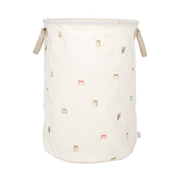 Coș de jucării pentru copii crem din material textil ø 54x38 cm Moira – OYOY Mini
