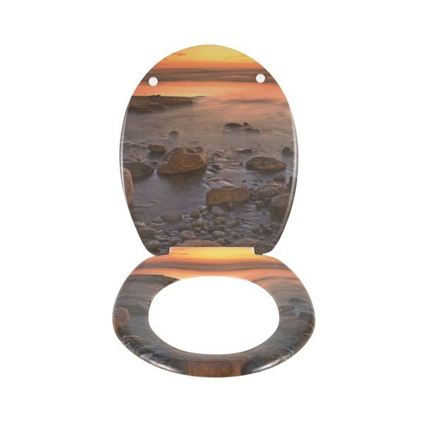 Capac WC Wenko Stone Shore, 44,5 x 36,5 cm-image-1