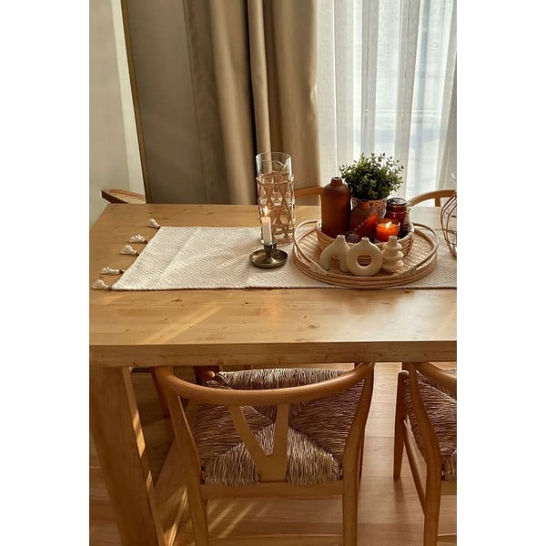 Napron de masă din bumbac organic 40x130 cm – Mila Home-image-2