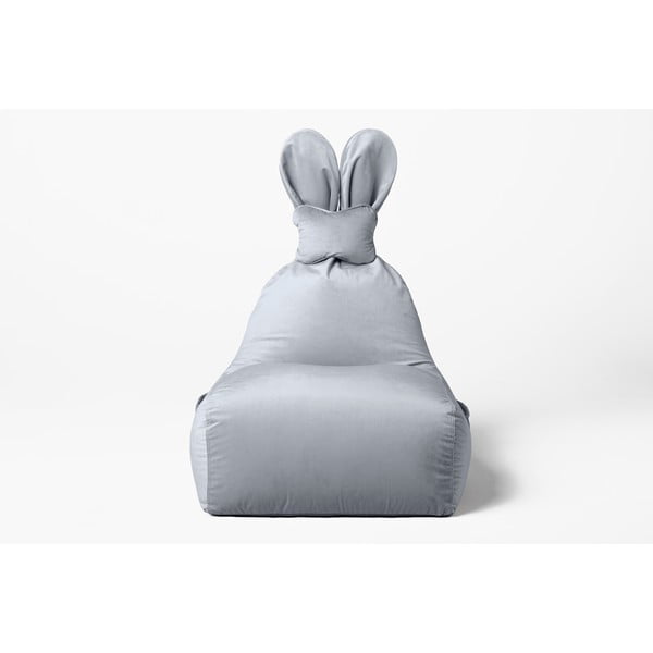 Fotoliu puf pentru copii gri deschis Funny Bunny – The Brooklyn Kids-image-3