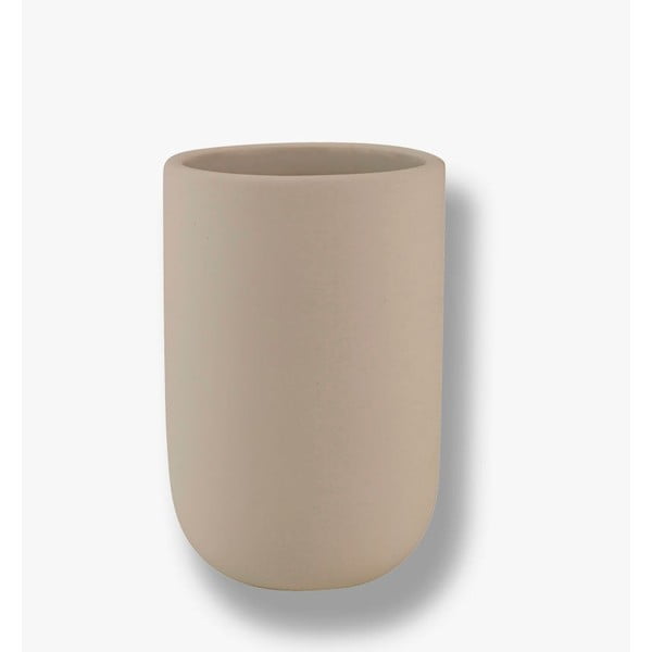 Perie de WC crem din ceramică Lotus – Mette Ditmer Denmark