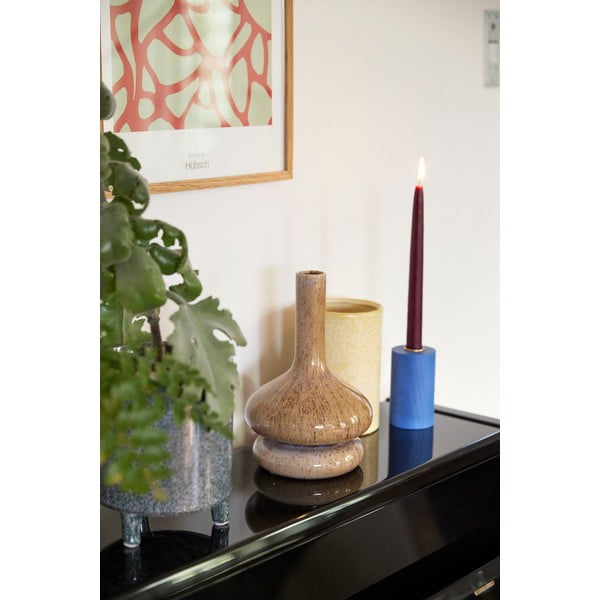 Vază din ceramică Hübsch Sand, înălțime 24 cm, bej-image-1
