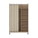 Șifonier bej/cu  aspect de lemn de stejar 100x160 cm Kit – Tvilum