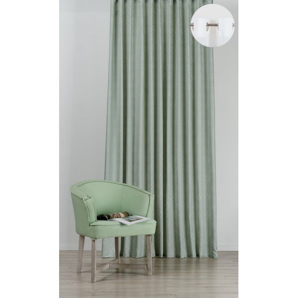 Draperie verde-mentă 135x260 cm Sesimbra – Mendola Fabrics-image-3