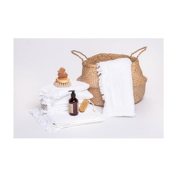 Set 2 prosoape din 100% bumbac Bonami Selection, 50 x 90 cm, alb-image-3